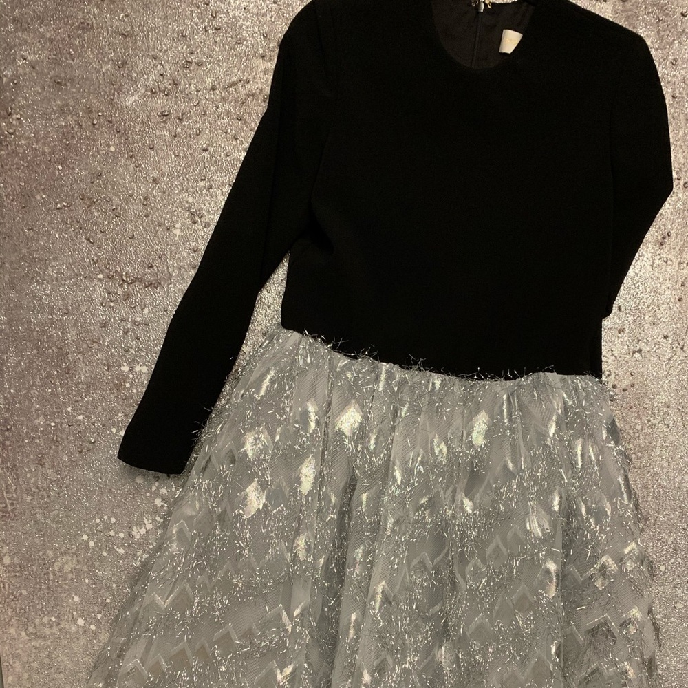 Christian Siriano Tea Length Evening Dress